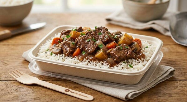 Basmati Rijst met Heerlijke Stukjes Rundsvlees