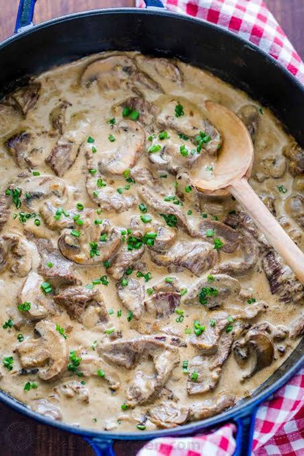 Bœuf Stroganoff