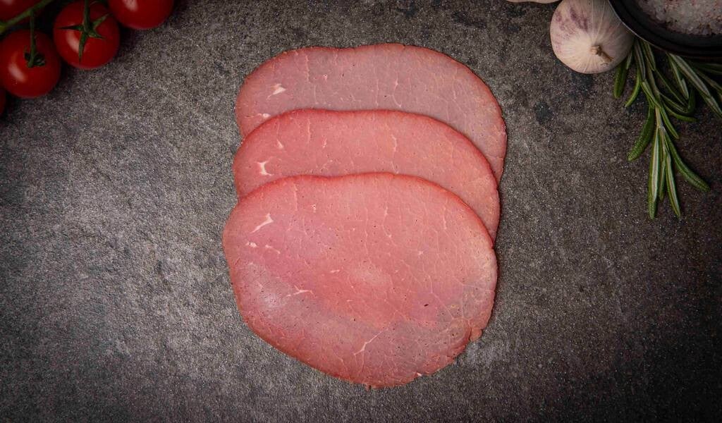 gerookte rundsvlees   per 100gram