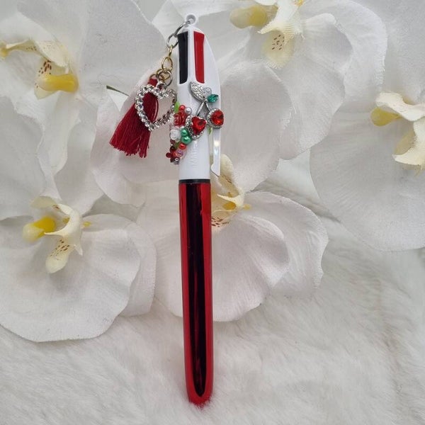 Stylo 4 couleurs rouge 2