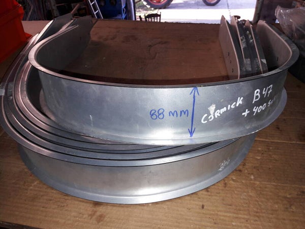Mc.Cormick  pickup-strip Veerband  B47 en 400 serie.  88 - 90 mm breed.