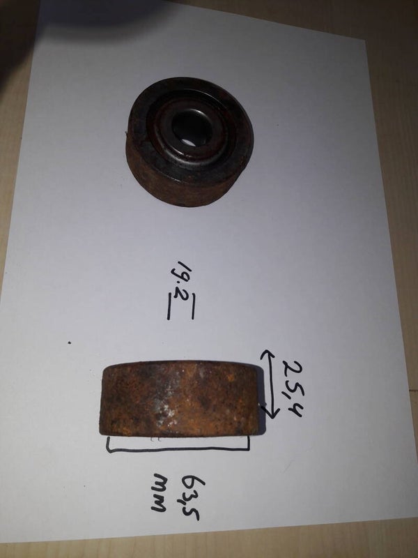 John Deere perswagen rollers gebruikt. zgan. origineel Peer.