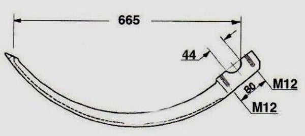 Naald voor Case - IH 5420 + New Idea  needle