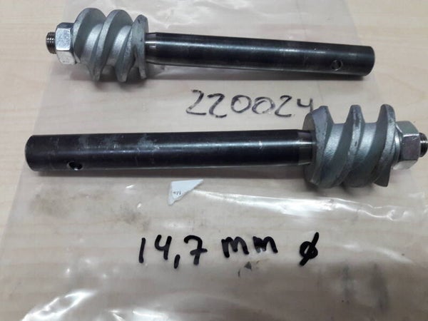 Rasspe as touwhouder