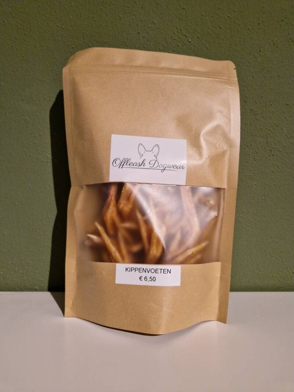 100% kippenvoeten hondensnacks