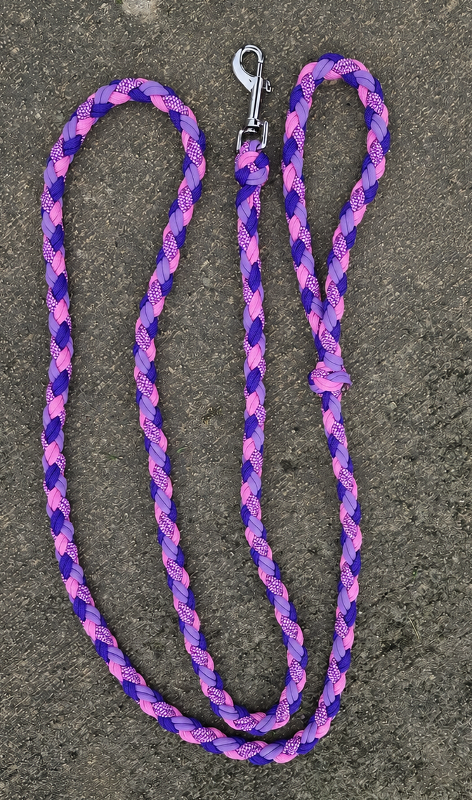 Paracord lijn roze/paars