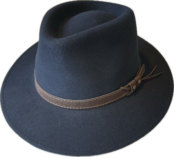 Cowboyhoed donkerblauw