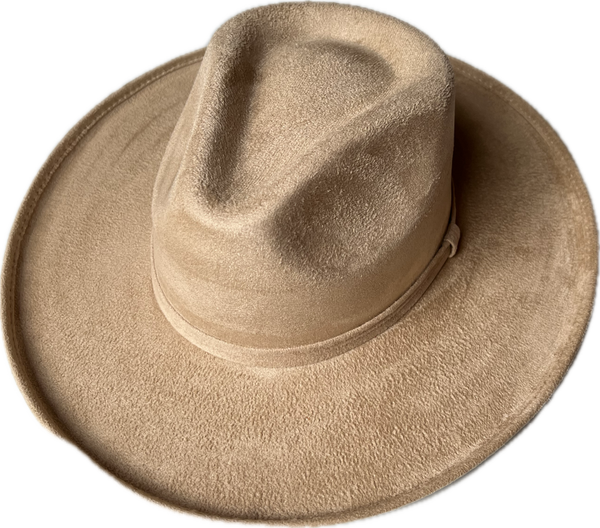 Cowboyhoed lichttafel suède