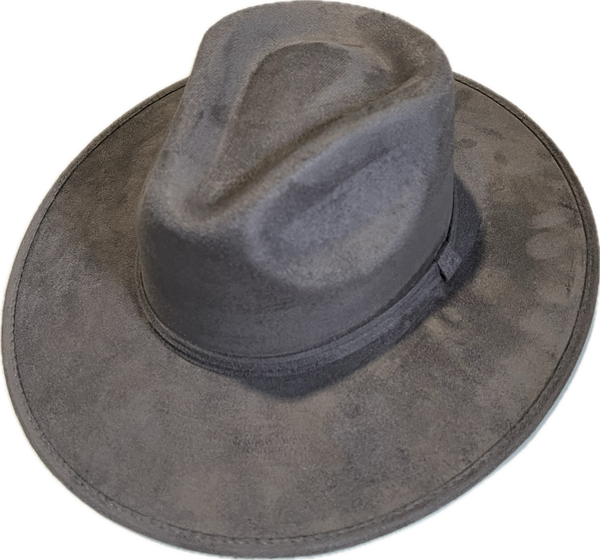 Cowboyhoed grijs suède