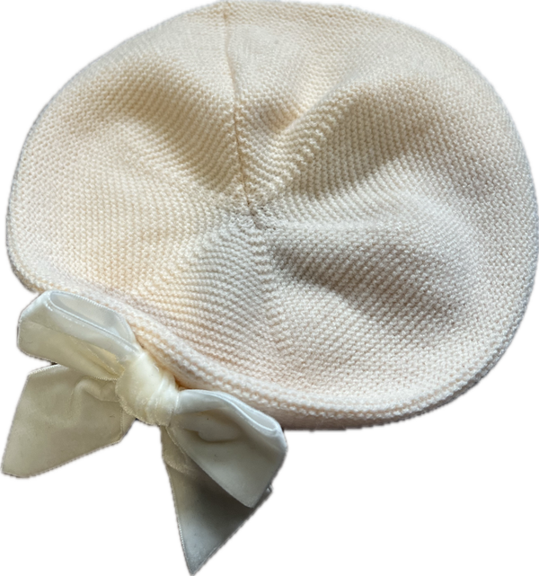 Kinderbaret lichtroze met strik