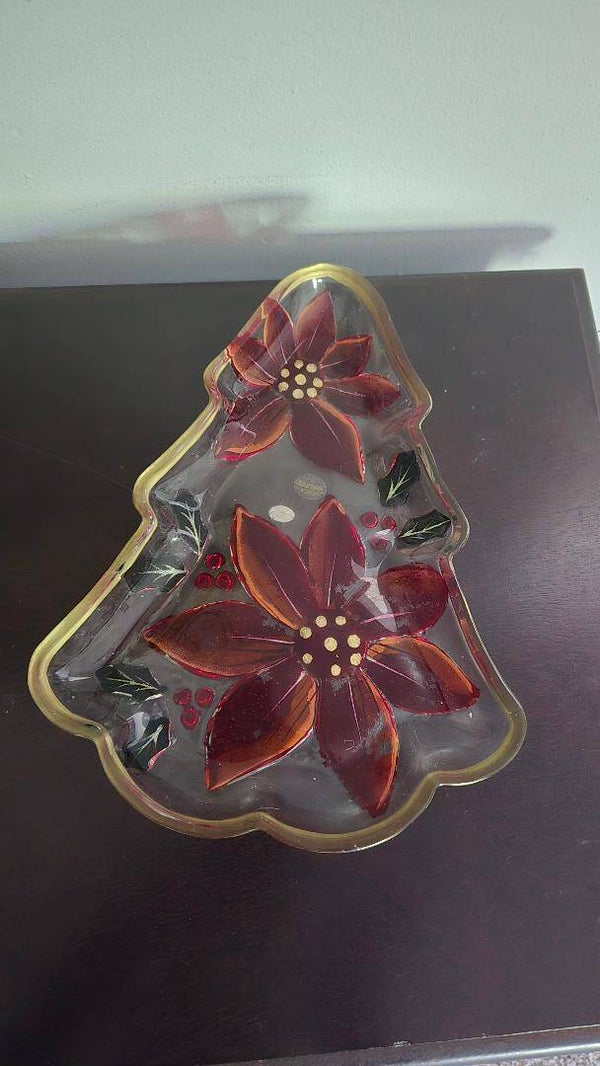 Christmas tree shaped dish