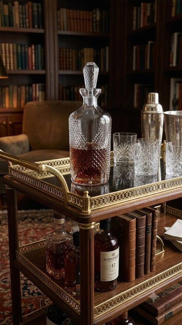 Crystal Decanter Vintage Elegance
