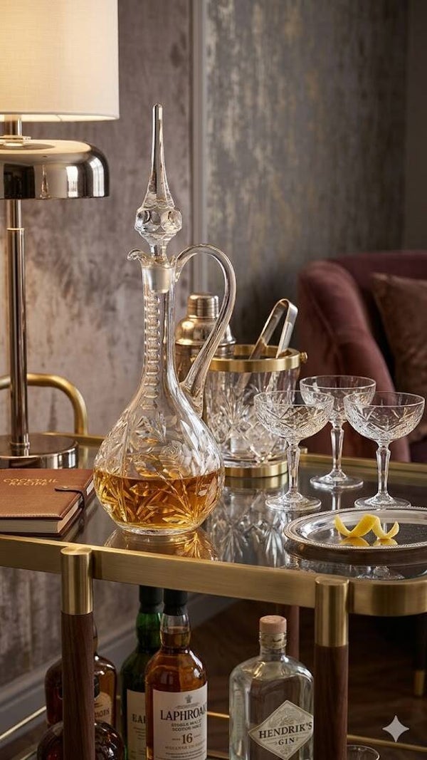 Elegant Crystal Decanter
