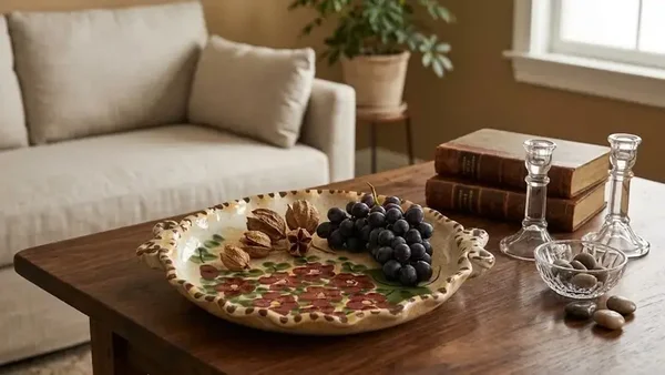 vintage ceramic plate