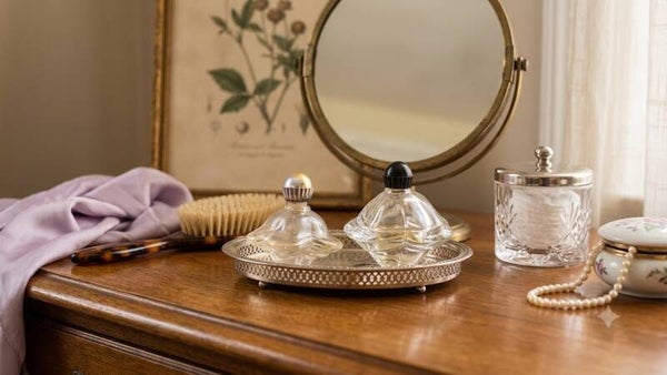 Two Vintage Perfume Bottles