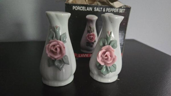 Floral Salt and Pepper Shakers