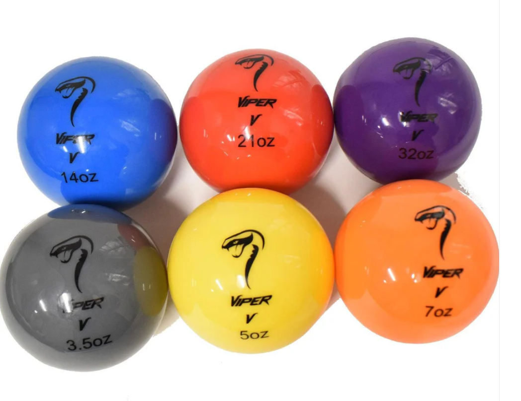 Viper Sports Weighted Training Softballs - Over/Under Loading