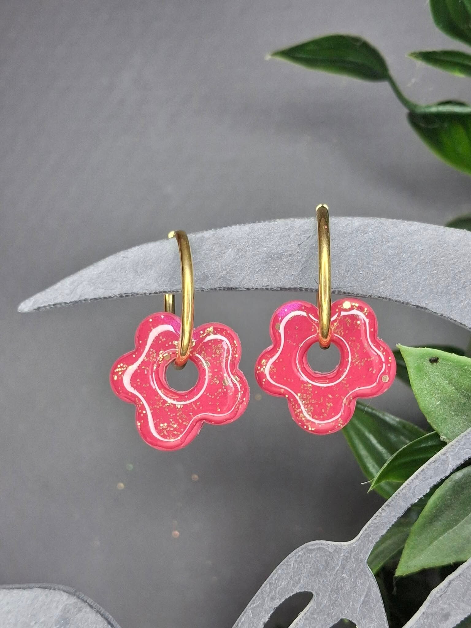 Boucles d'oreille Fleurs