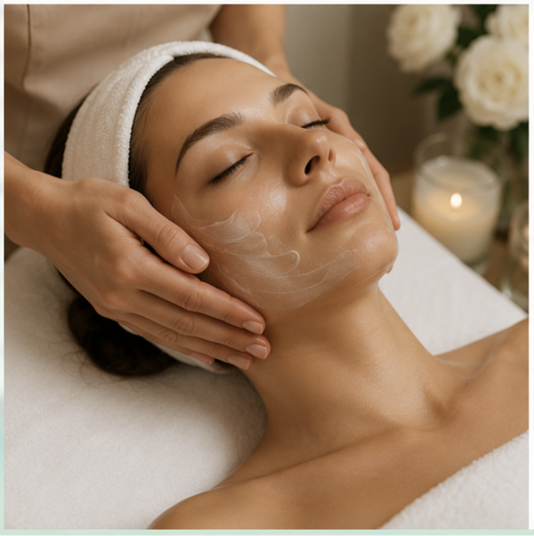 Facial Treatment with Lifting Cream & Facial Massage