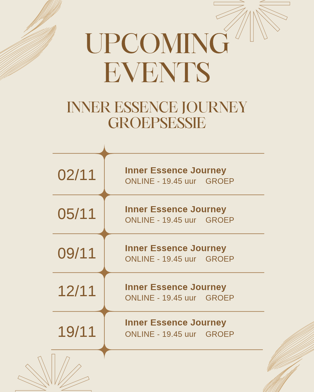 Inner Essence Journey Groepssessies