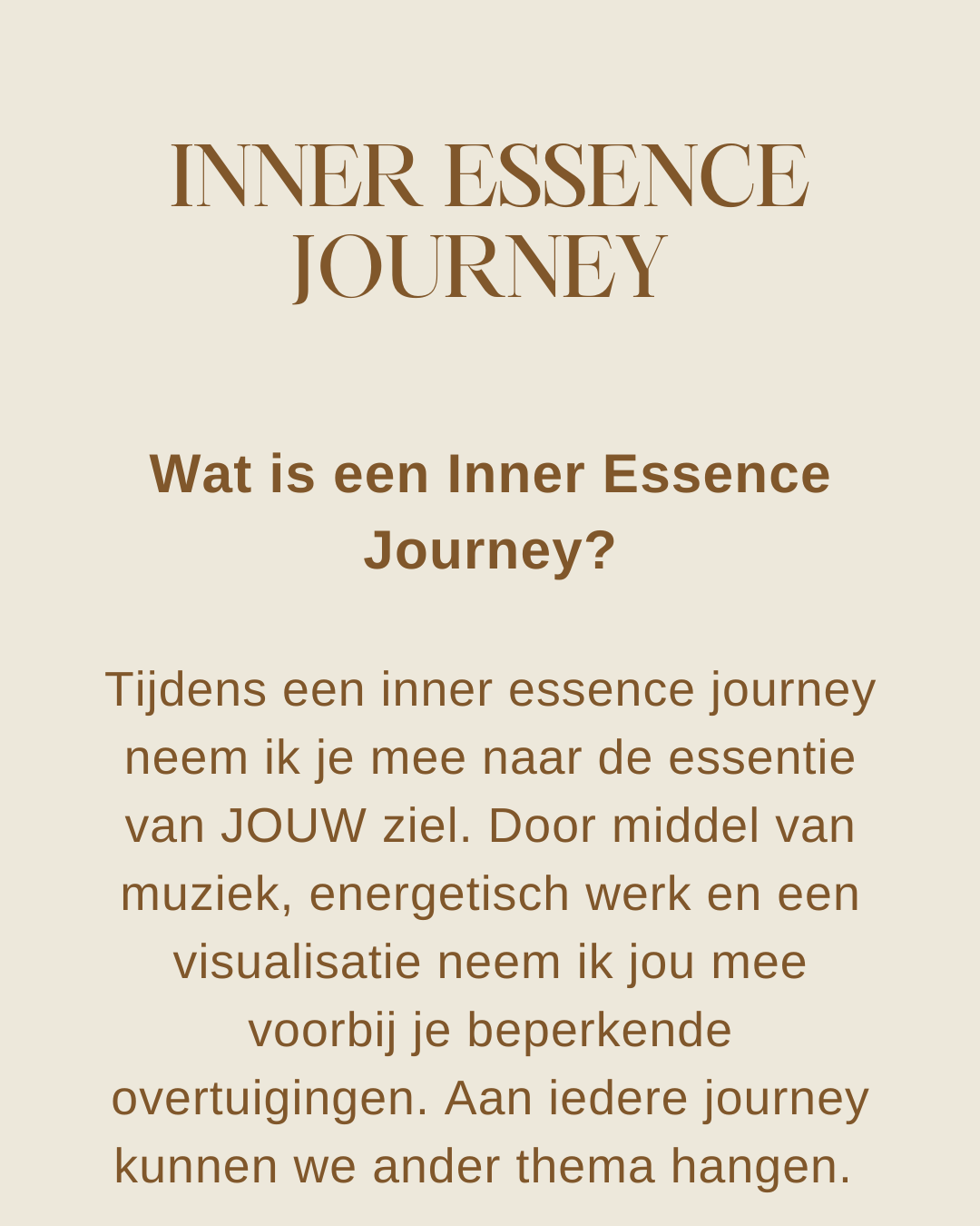 Inner Essence Journey 1:1 Sessie