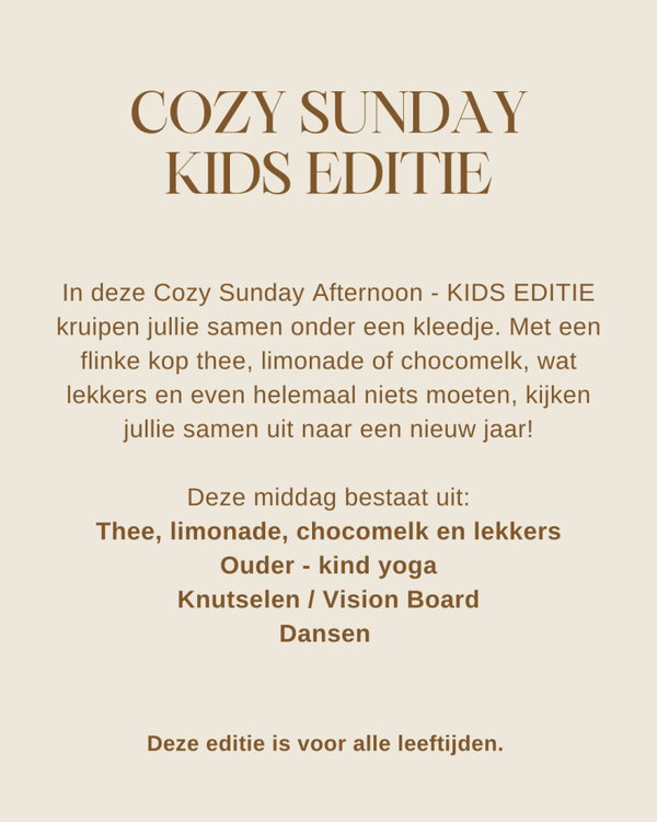 Cozy Sunday KIDS EDITIE