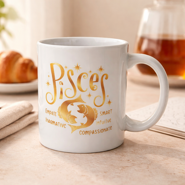 Koffie/thee mok Vissen