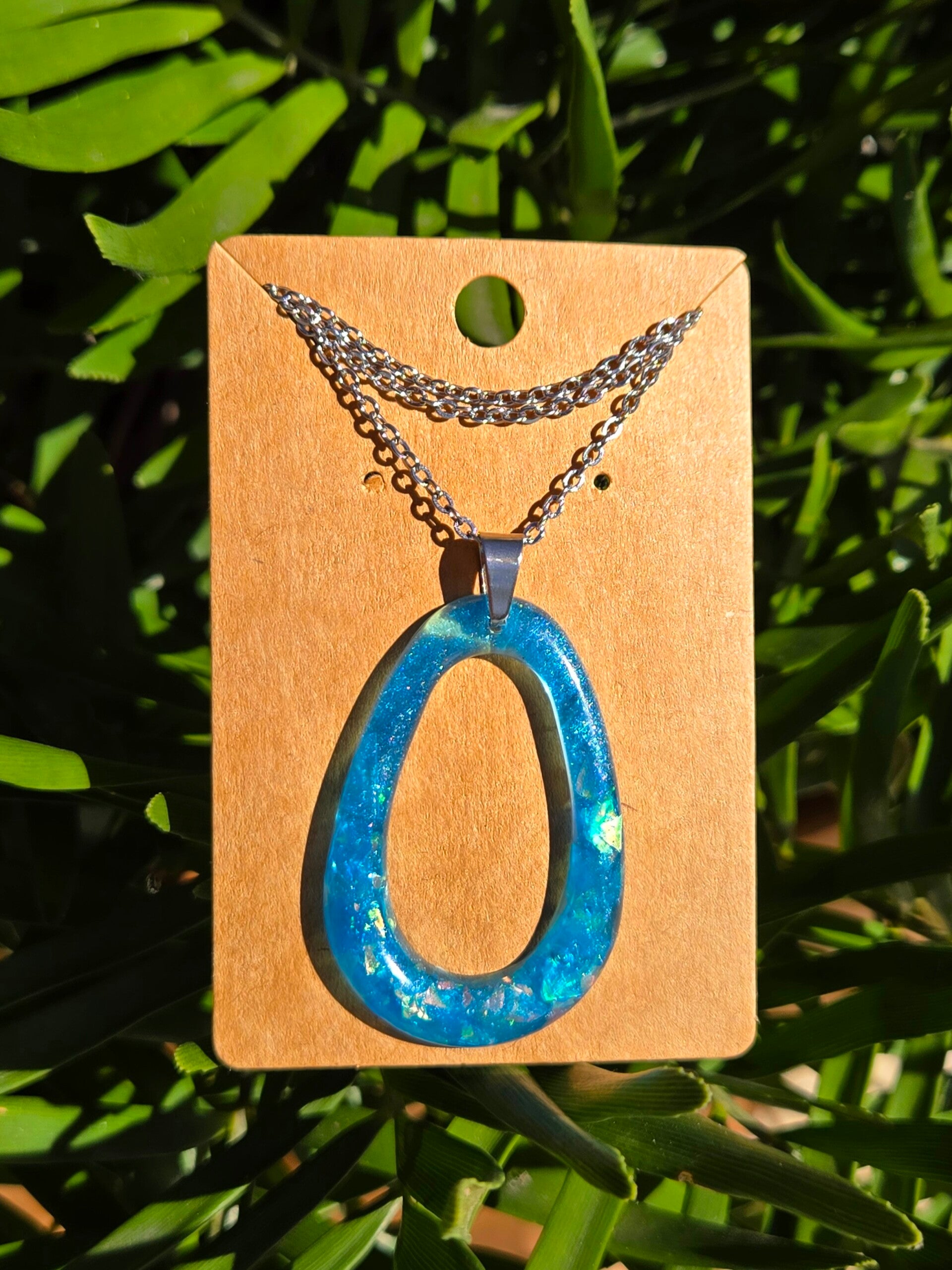 Turquoise Flakes necklace