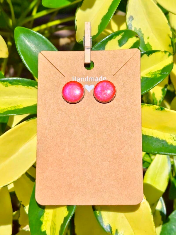 The Pink Tide Collection studs