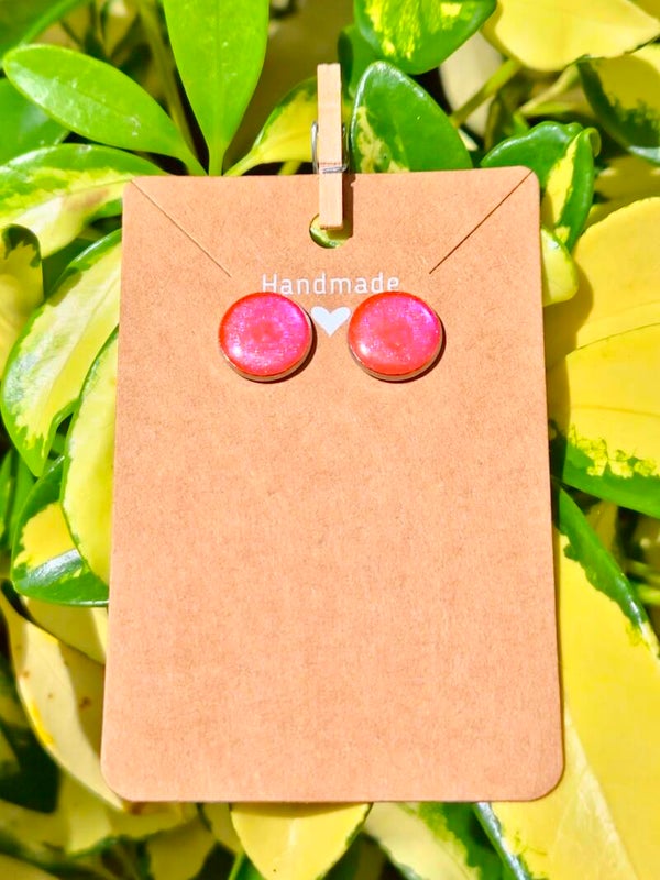 The Pink Tide Collection studs