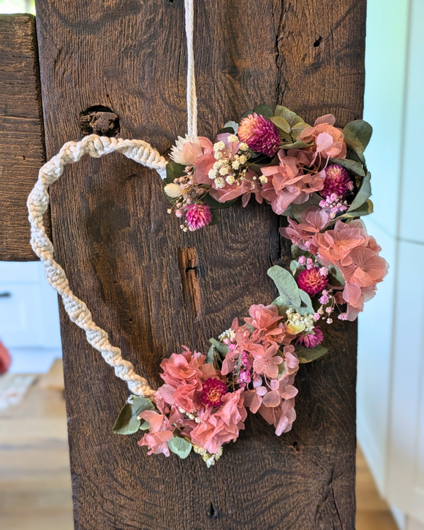 Muttertags Special: Blütenherz trifft Makramee