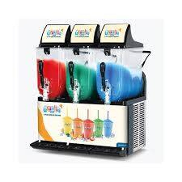 machine à granitas 3 cuves de 12 litres