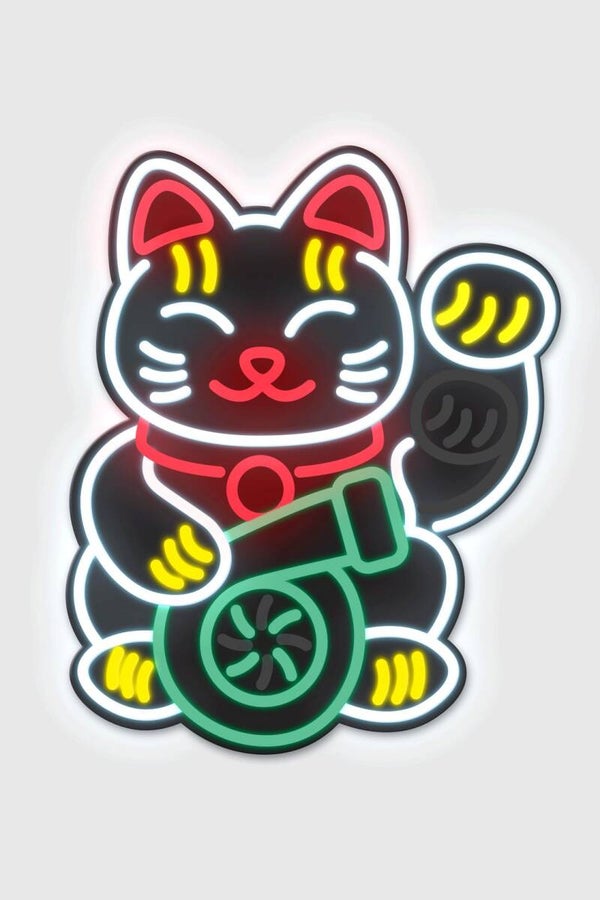 EL Glow Lucky Cat