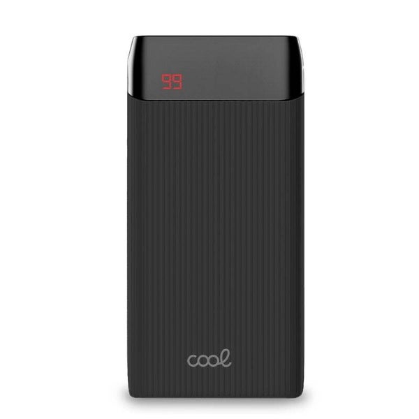 Bateria Portátil Universal Power Bank 10.000 mAh (2 x usb / 2A) COOL Waves Negro