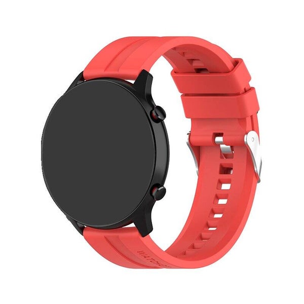 Correa Universal 22mm Amazfit GTR / Stratos / Huawei / Samsung / COOL Elite / Level Goma Rojo