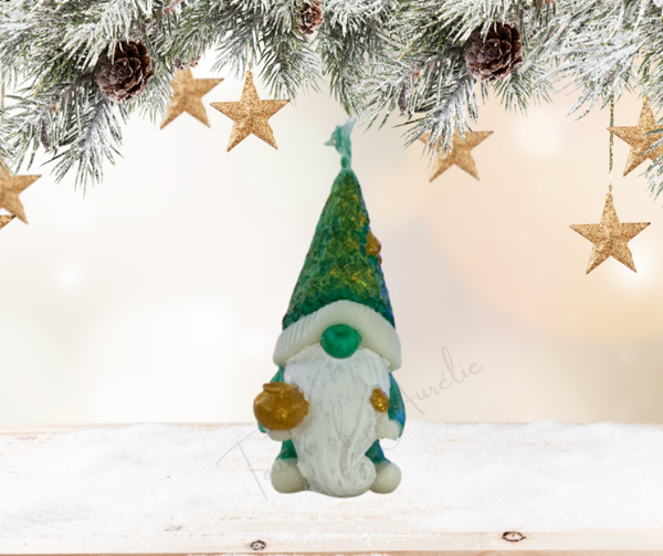 Bougie gnome vert