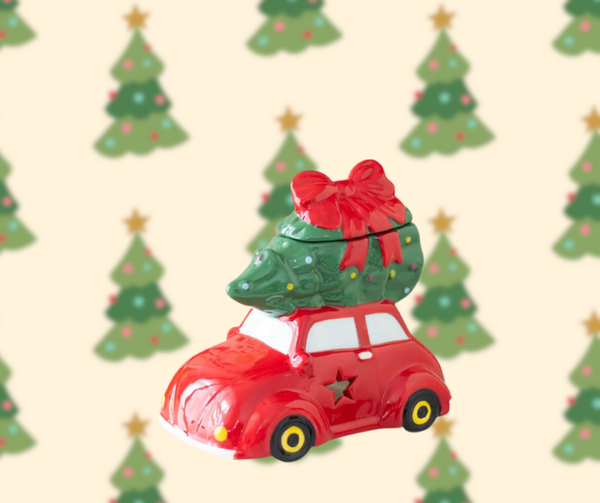 Bruleur voiture avec sapin de Noel