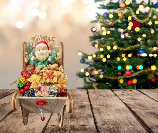 Bouquet  parfumé Père Noel traineau illuminé  Parfum  Mon beau sapin