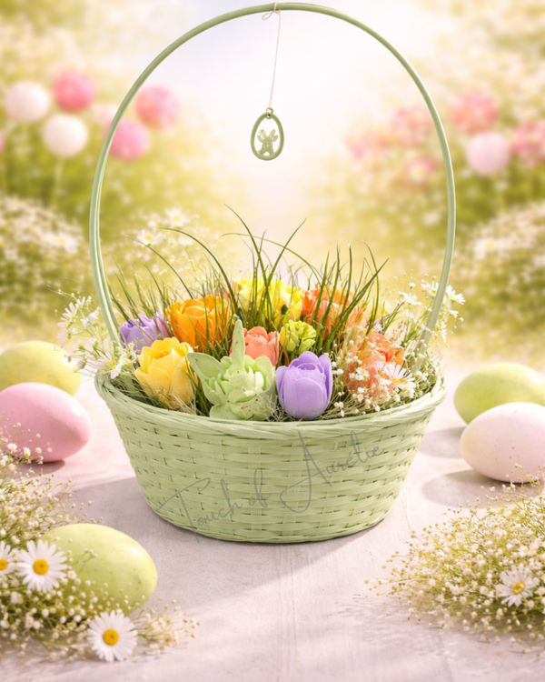 Panier de tulipes Fleur de Sakura