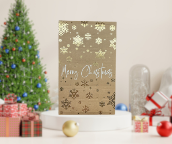 Calendrier de l'avent fondants parfumés Kraft