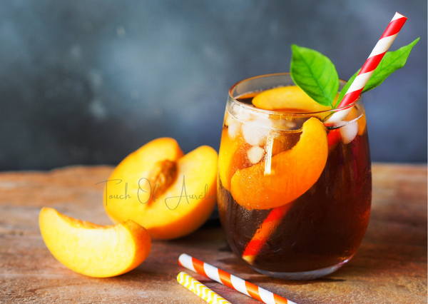 Thé glacé pêche