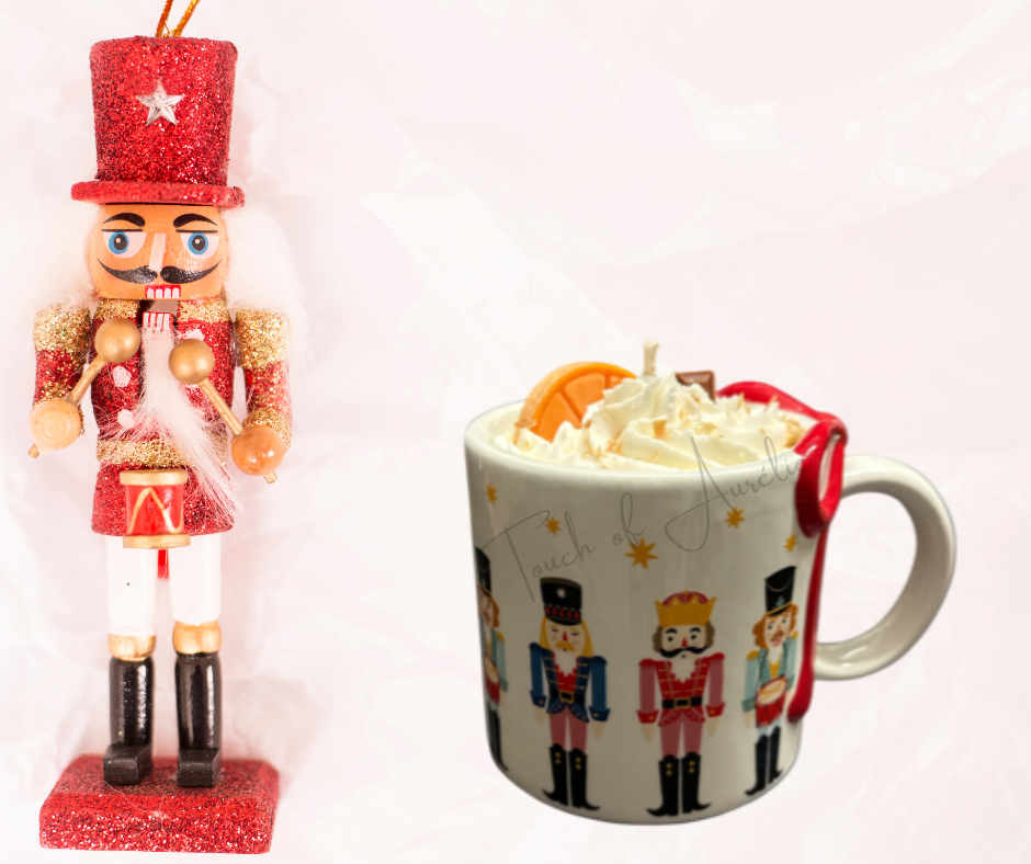 Bougie Mug Casse Noisette parfum Chocolat Noir et Orange