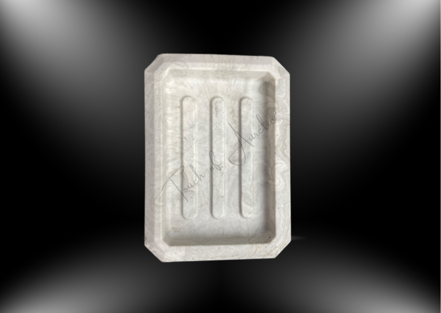 Marbré blanc et gris