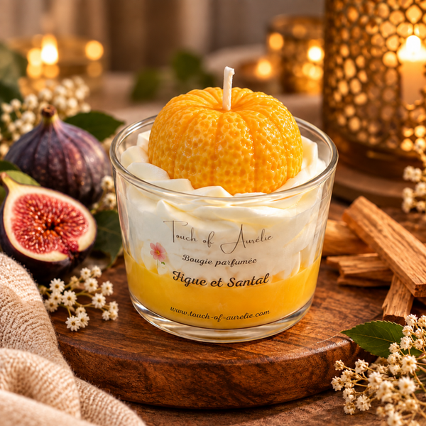 Bougie gourmande Figue et Santal