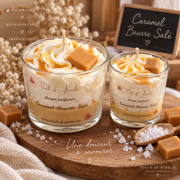Bougie parfumée Caramel Beurre Salé