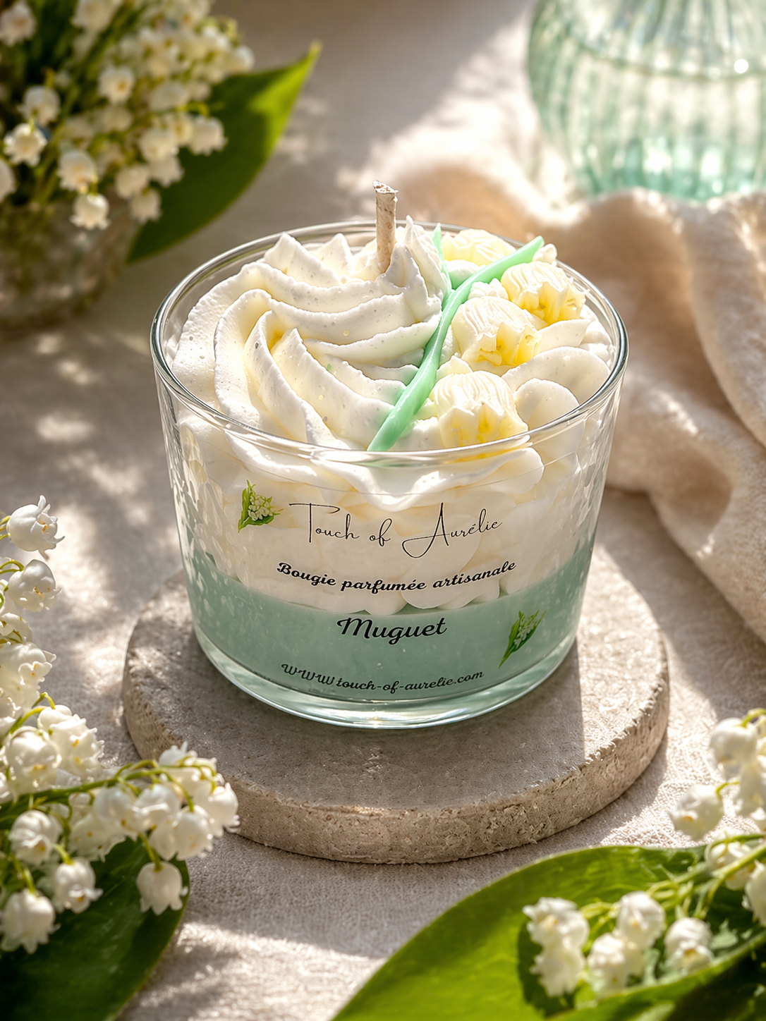 Bougie gourmande Muguet