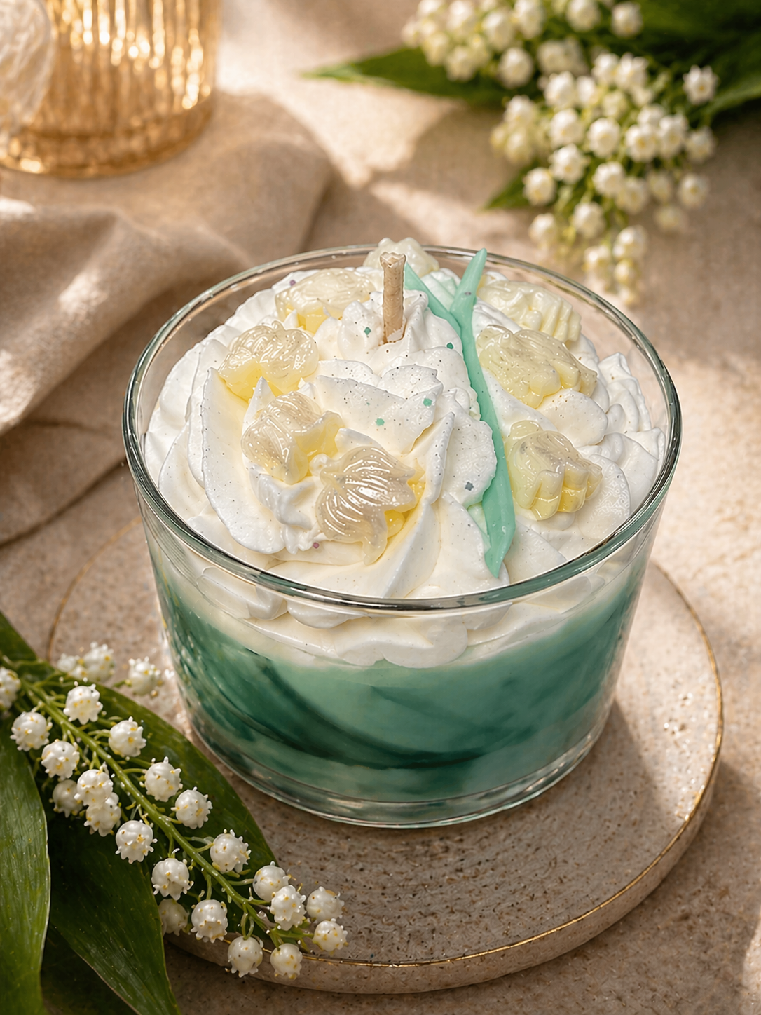 Bougie gourmande Muguet