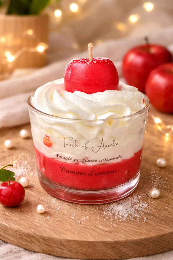 Bougie gourmande Pomme d'amour
