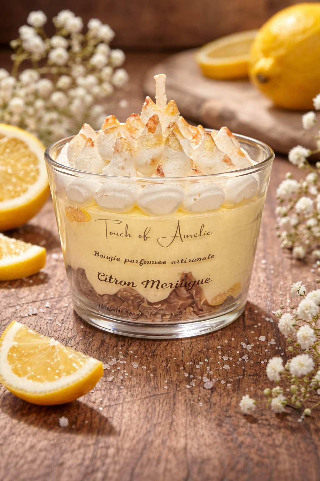 Bougie gourmande Citron Meringué