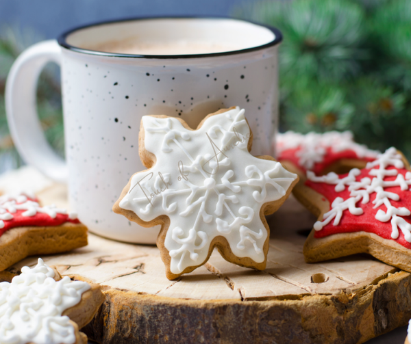 Cookies de noel chocolat blanc
